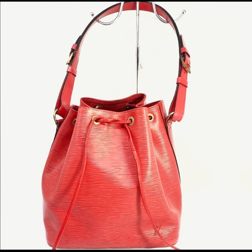 Louis Vuitton Epi Leather Red Noe Tote Bag